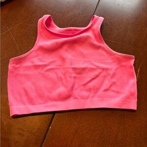 Suzette ribbed crop top